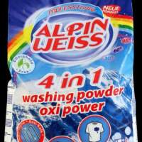 Waschmittel, Vollwaschmittel, Washing Powder, Alpinweiss 5 kg= 66 WG Plastikbeutel, OXI POWER