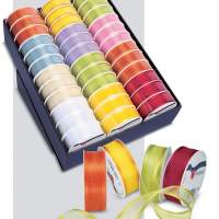 Marseille rolls 2m x25mm, assorted colors, 12 pieces
