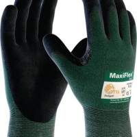 Schnittschutzhandschuhe MaxiFlex Cut 34-8743 Gr.7 grün/schwarz Kat.II, 12PR