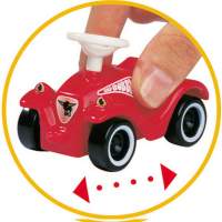 Mini Pull-Back Bobby Car red