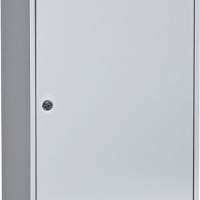 Key cabinet H.550mm W.730mm D.205mm 600 hooks light gray 2 doors