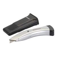 Silverline ergonomic carpet knife with retractable blade