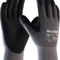Glove MaxiFlex Endurance with AD-APT 42-844, size 7 grey/black, 12 pairs
