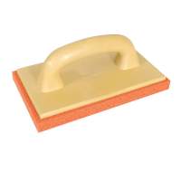 PU rubbing board with sponge rubber pad, fine-pored, 140x230 mm