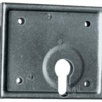 Case bolt lock for screwing PZ mandrel 60mm W.100mm H.87mm T.16.5mm
