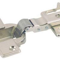Pot hinge ET 582/ 072134 D.35mm D.12.8mm Steel nickel-plated with mounting plate