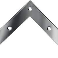 Corner angle leg length 100mm width 15mm thickness 2mm, 20 pieces