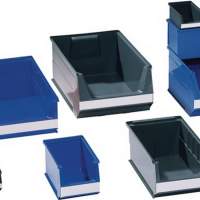 Storage bin blue for approx. 10l L.350/300xW.210xH.200mm a.PE stackable, 10 pieces
