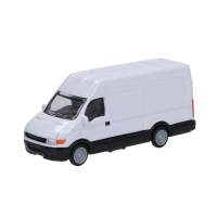 Miniature vehicle "Delivery car", white